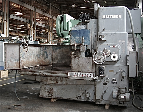 42" MATTISON ... ROTARY SURFACE GRINDER